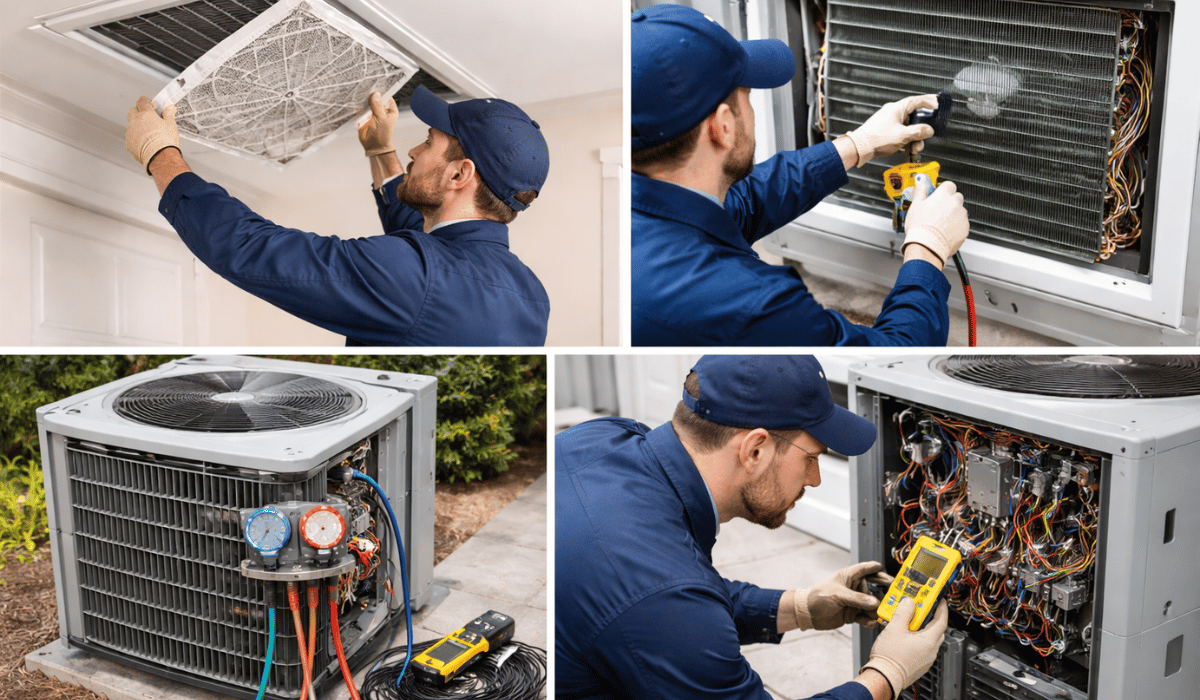 What Is Included in Professional AC Service?