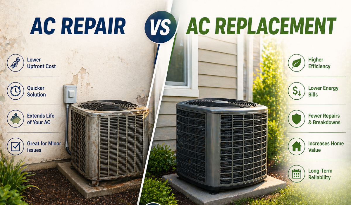AC Repair vs AC Replacement: How to Decide