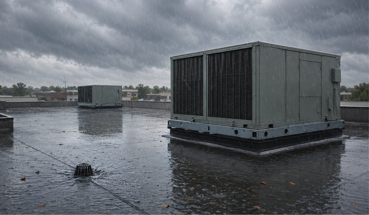 Can Rain Damage a Commercial HVAC System?