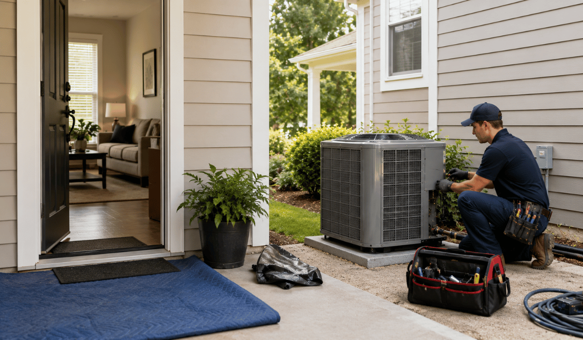 preparation for ac installation